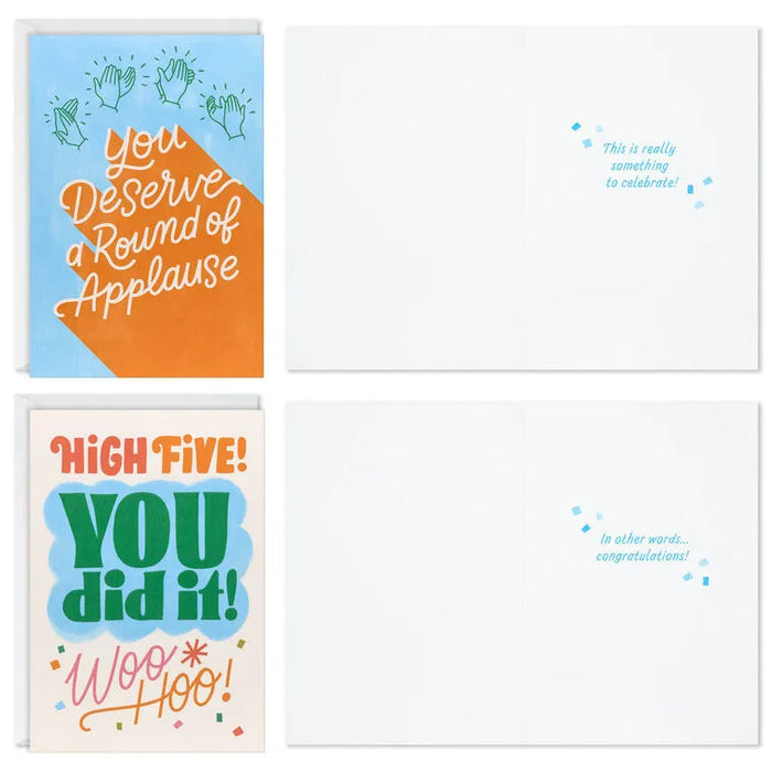 Hallmark : Modern Lettering Congratulations Cards Assortment