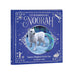 Book titled 'Extraordinary Noorah: Santa's Magical Arctic Fox' with a white fox illustration on a blue background.