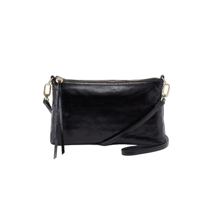 This HOBO Darcy Small Crossbody Bag in Black offers a sleek look and everyday convenience in one compact design.