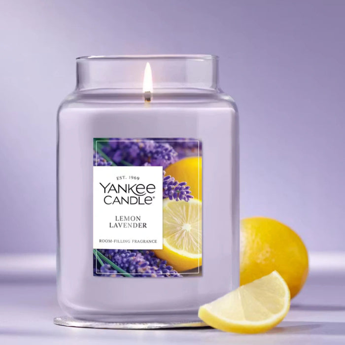 This timeless scent blends the bright zest of fresh lemons with the calming aroma of lavender flowers
