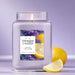 This timeless scent blends the bright zest of fresh lemons with the calming aroma of lavender flowers