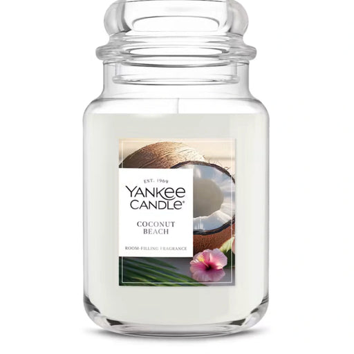 This relaxing fragrance combines the creamy sweetness of fresh coconut with warm island-inspired notes