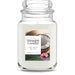 This relaxing fragrance combines the creamy sweetness of fresh coconut with warm island-inspired notes