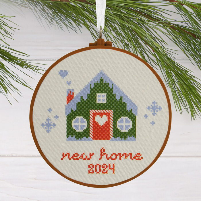 Hallmark : New Home Cross-Stitch 2024 Hallmark Ornament