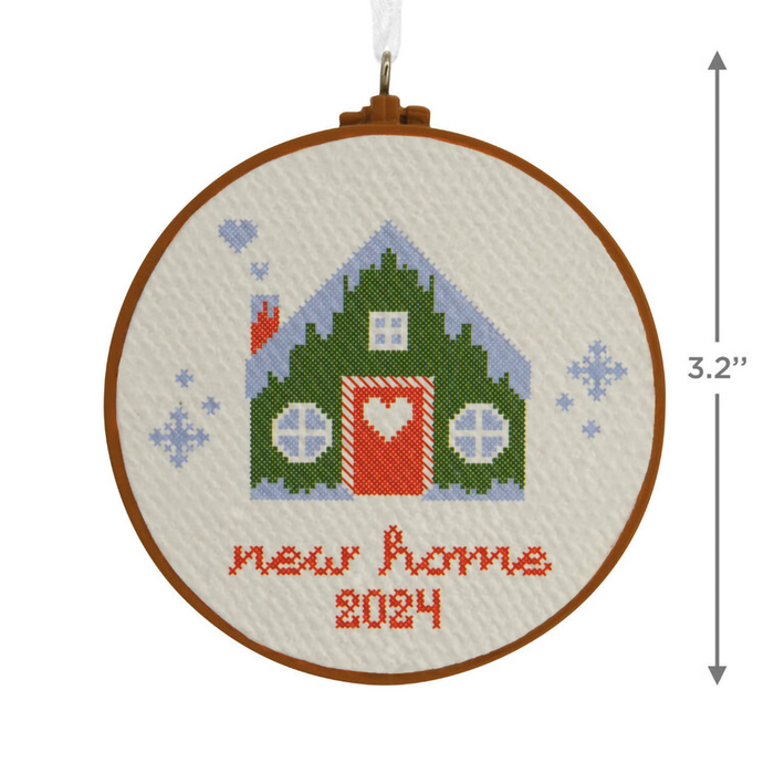 Hallmark : New Home Cross-Stitch 2024 Hallmark Ornament