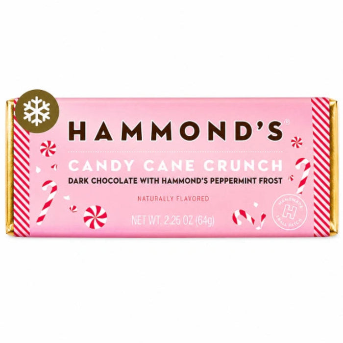 Hammond's Candies : Candy Cane Crunch Chocolate Bar