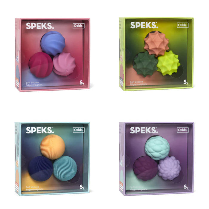 The Speks Odds Vivid Asst. delivers a calming sensory experience with bright colors and satisfying tactile feedback. 
