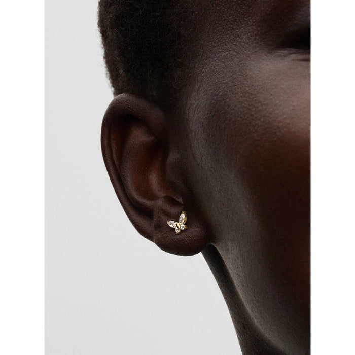 PANDORA : Butterfly Stud Earrings - Gold