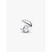 Back view of Pandora Crescent Moon Charm showing engraved message “THE SKY IS THE LIMIT."