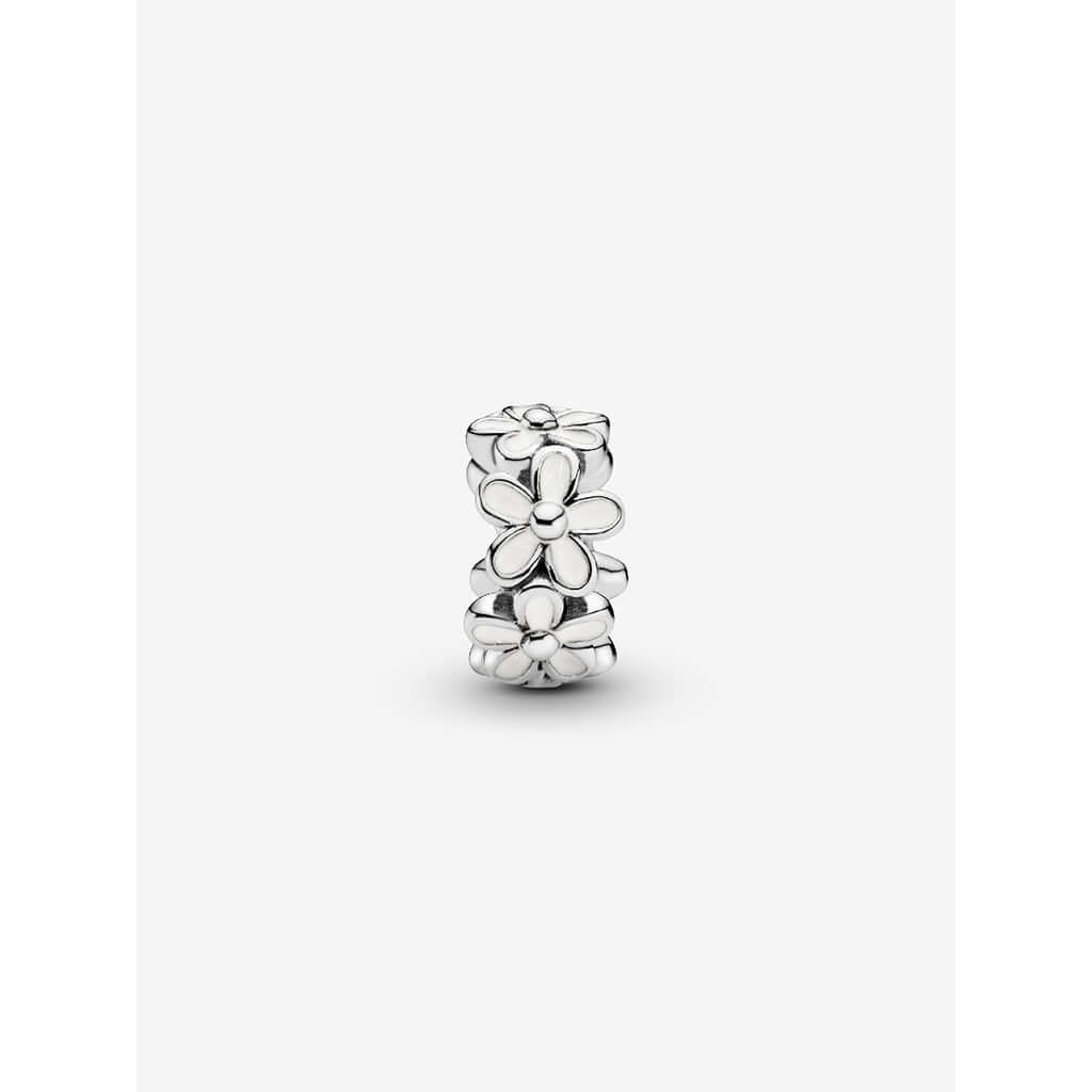 PANDORA : Daisy Flower Charm - White - Annies Hallmark & Gretchens