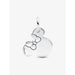 Back view of Pandora Disney Minnie Mouse Dangle Charm showing polished finish.