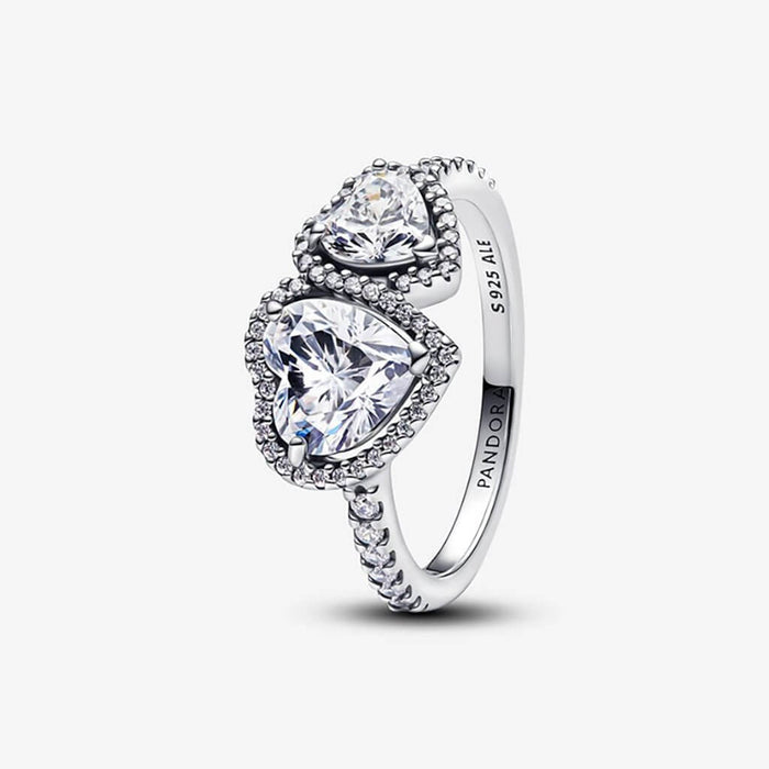 Pandora jewelry - Halo Hearts Ring - Promise ring - Pandora near me - Pandora ring - Gifts for her 