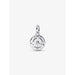 Back view of the Pandora Heart Medallion Charm engraved with the words "AMOR VINCIT OMNIA."