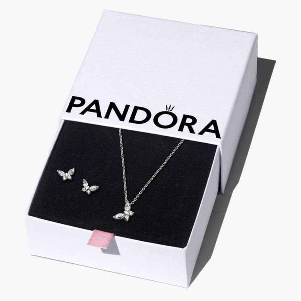 Pandora Sparkling Butterfly Jewelry Gift Set - Annies Hallmark and