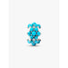 Front view of Pandora Turquoise-colored Ocean Charm featuring ocean-inspired turquoise details