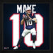 This Drake Maye New England Patriots Impact Jersey Frame celebrates one of the team’s rising stars. 
