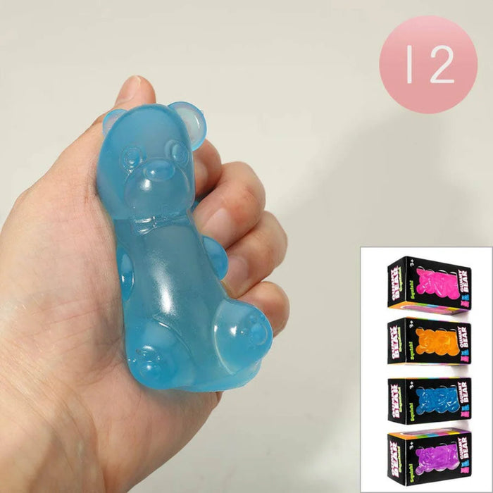 Enjoy endless fun with this playful squishy toy set featuring adorable bear-shaped designs in a soft, squeezable form.