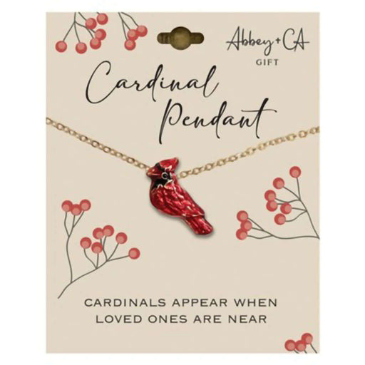 Cathedral Art : Cardinal Pendant at Annie's Hallmark
