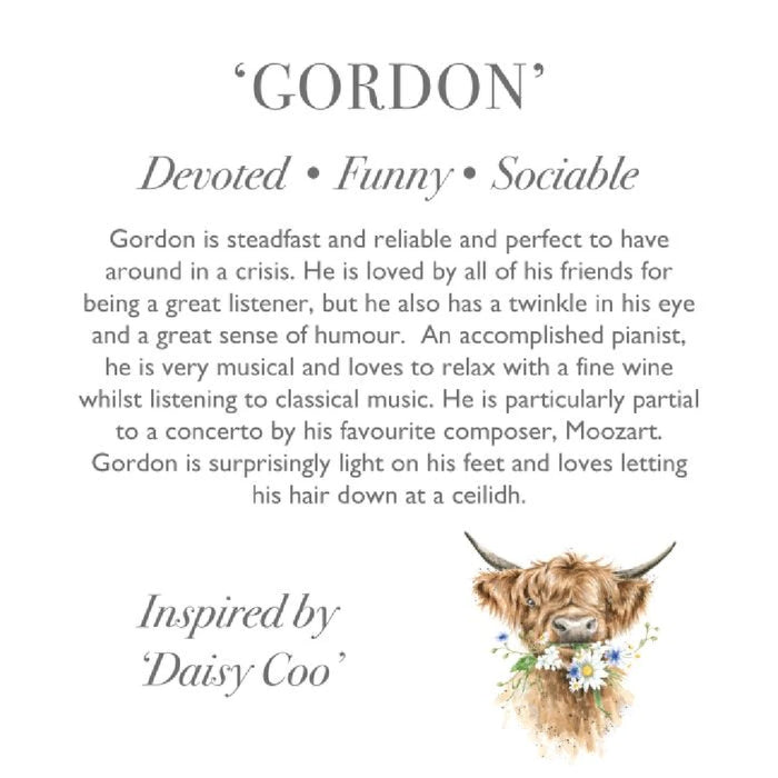 Graphic of Gordon with the words "daisy doo" prominently displayed in a fun, whimsical font throughout the image.