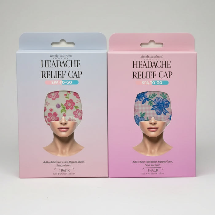 Simply Southern brings you the Headache Relief Cap a soft, wearable therapy cap designed to deliver soothing hot or cold relief right where headaches and migraines hurt most. 