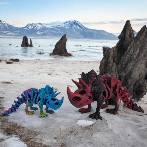 Fantasy Pets : Skeletal Triceratops Figurine (Large, 8.5") - Assorted 1 at random. Style can not be chosen. at Annie's Hallmark