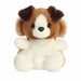 Palm Pals Fia Sheltie plush toy sitting upright with soft brown and white fur