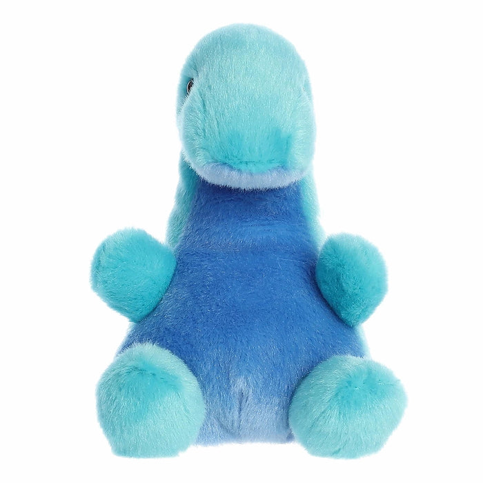 Palm Pals Glen Loch Ness Monster plush front view showing teal and blue soft stuffed animal
