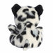 Palm Pals Kaia Snow Leopard plush showing back with spotted white fur