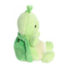Palm Pals Tiny Turtle plush side profile showing plush turtle shell and palm sized shape