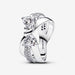 Pandora - Sparkling Bow Crossover Ring - Pandora ring - Pandora near me - Gifts for her - Gift ideas 