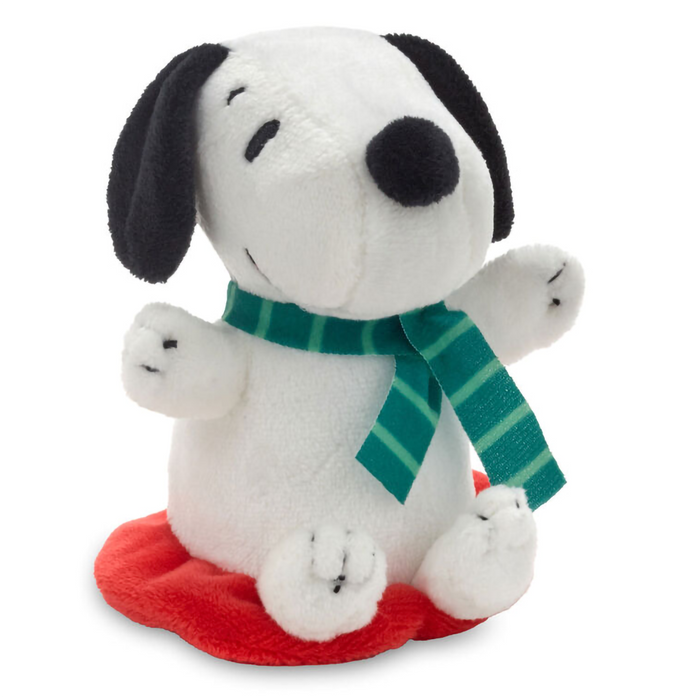 Hallmark : Peanuts® Zip-Along Snoopy on Red Disc Plush Toy