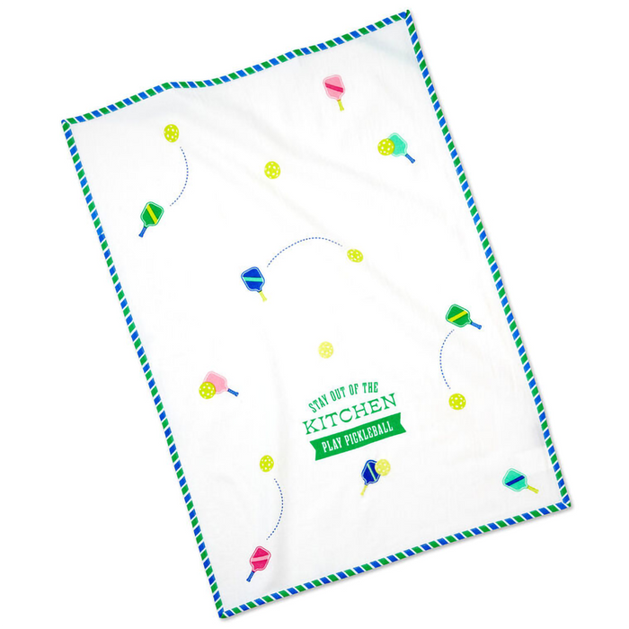 Hallmark : Play Pickleball Tea Towel, 18x26