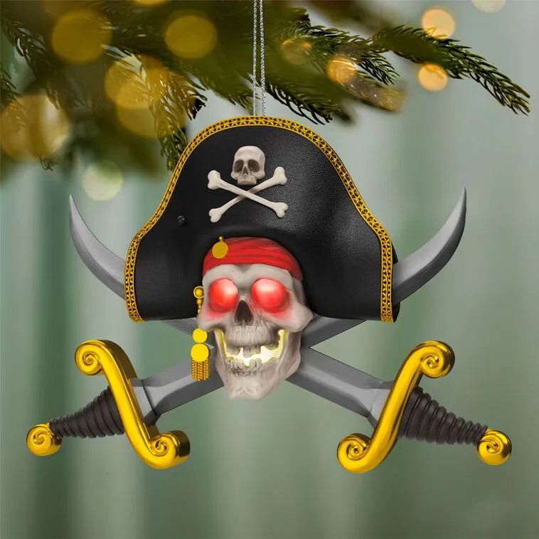 Talking Skull Pirates of the Caribbean Ornament 2026 – Hallmark