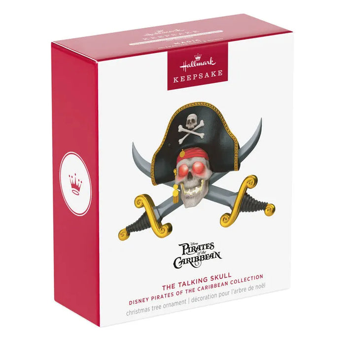 Hallmark : 2026 Keepsake The Talking Skull Disney Pirates of the Caribbean Collection (316)