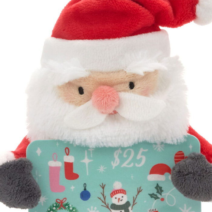 Hallmark : Plush Santa Gift Card Holder