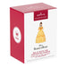 Hallmark 2026 Beauty and the Beast Belle ornament box with 35th Anniversary logo and red emblem