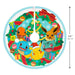 Hallmark 2026 Pokémon Holiday tree skirt with Pikachu and friends wreath design on light blue fabric