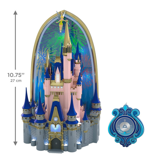 Hallmark : 2026 Keepsake Magic Kingdom Cinderella Castle Tree Topper With Light and Sound, 10.75" (370)
