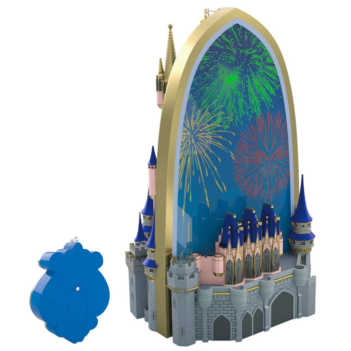 Hallmark : 2026 Keepsake Magic Kingdom Cinderella Castle Tree Topper With Light and Sound, 10.75" (370)