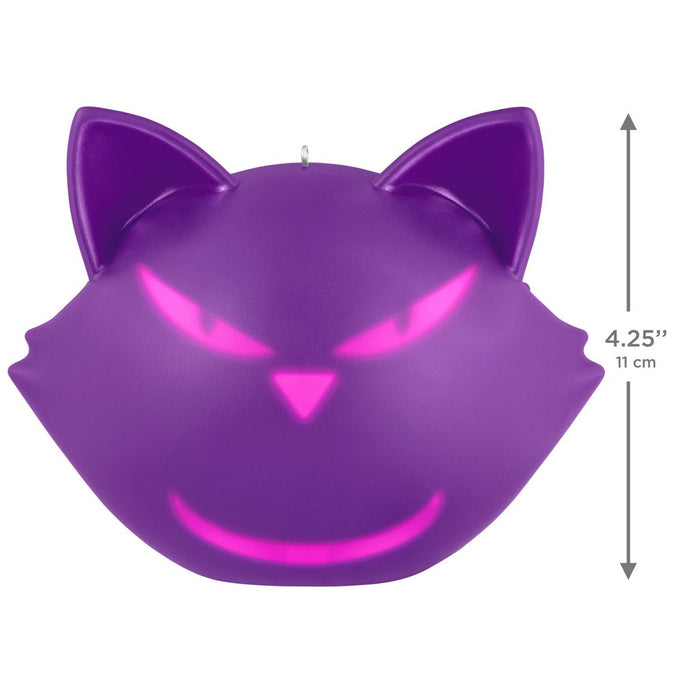 Hallmark : 2026 Keepsake Halloween Cat-itude Ornament With Light and Sound (398)