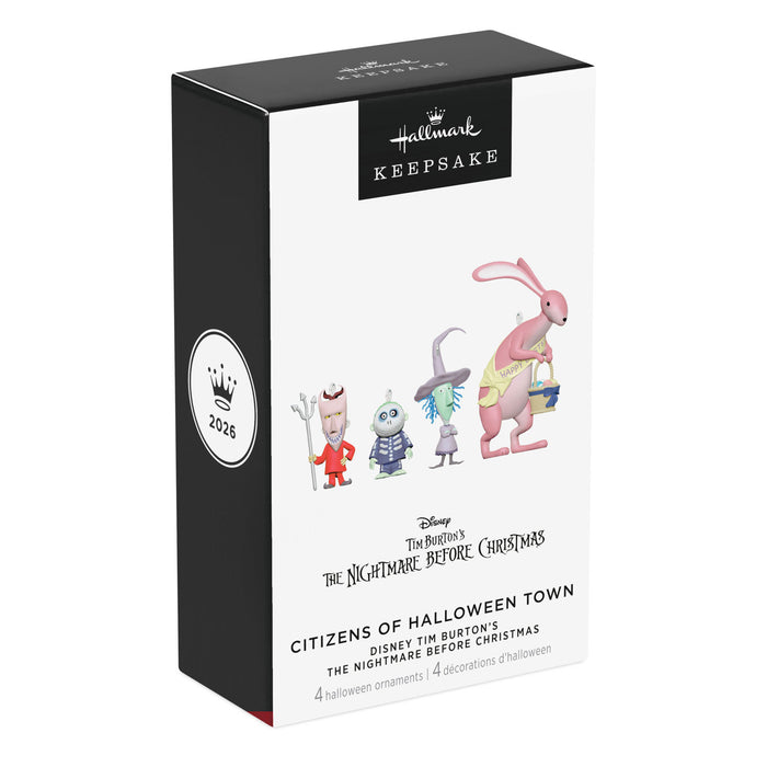 Hallmark : 2026 Keepsake Citizens of Halloween Town Disney Tim Burton's The Nightmare Before Christmas (395)