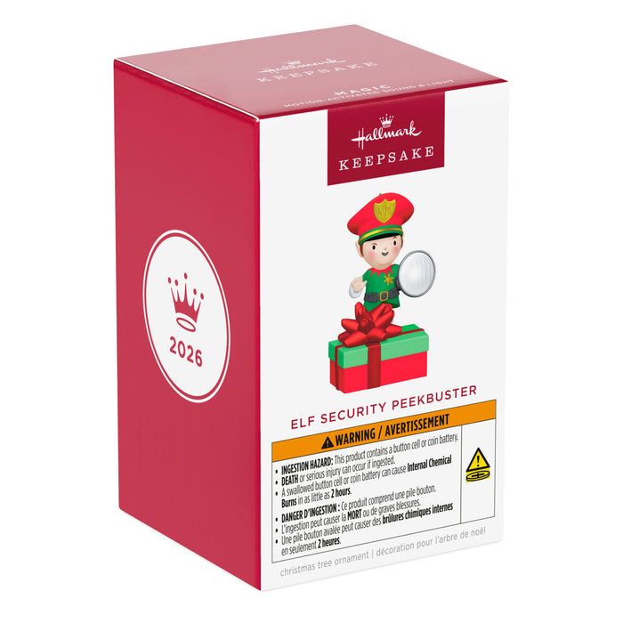 Hallmark : 2026 Keepsake Elf Security Peekbuster (103)