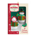 Hallmark Keepsake Nifty Fifties 2026 snowman ornament set in red and cream collector box
