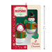 Hanging 2026 Hallmark Nifty Fifties snowman ornaments on lit Christmas tree with fireplace background