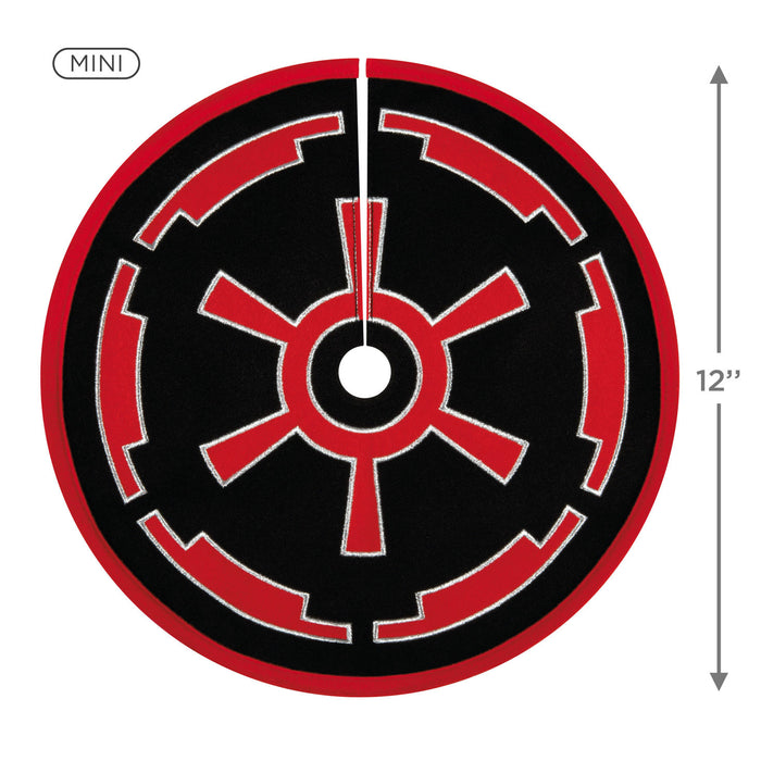 Hallmark : 2026 Keepsake Miniature Tree Skirt Star Wars™ The Galactic Empire™ (387)