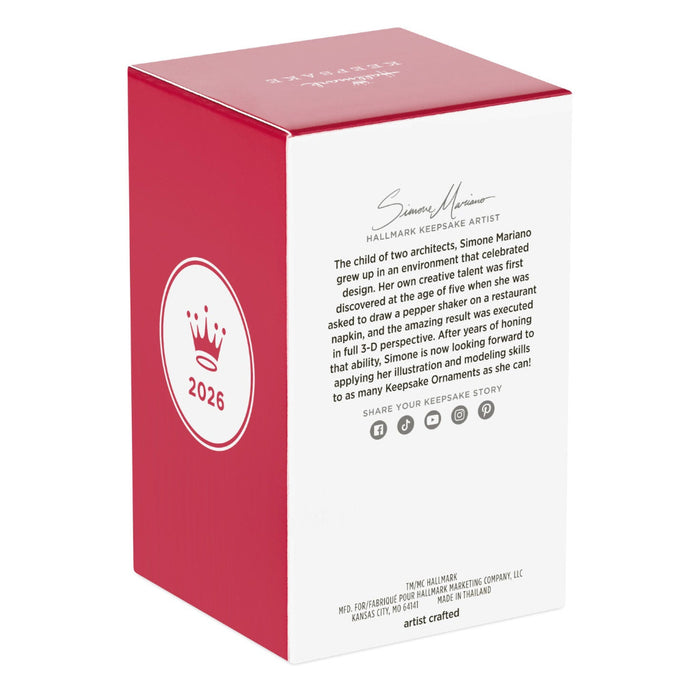 Red and white box with text and a logo on a white background
