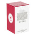 Red and white box with text and a logo on a white background