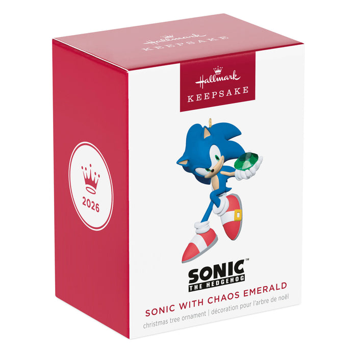 Hallmark : 2026 Keepsake Sonic With Chaos Emerald Sonic the Hedgehog™ (282)