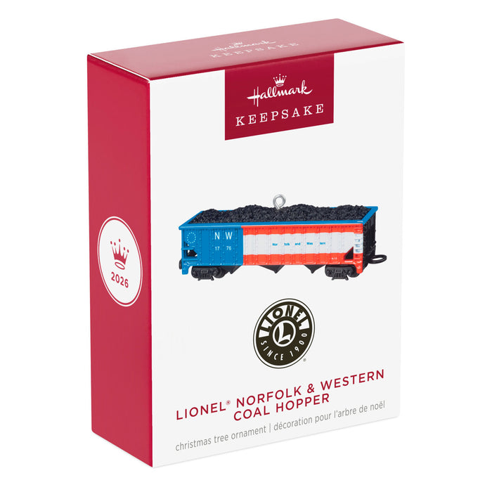 Hallmark : 2026 Keepsake LIONEL® Norfolk & Western Coal Hopper (187)