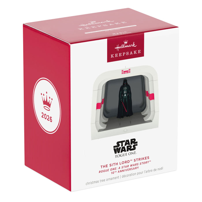 Hallmark : 2026 Keepsake The Sith Lord™ Strikes Rogue One: A Star Wars Story™ 10th Anniversary (315)